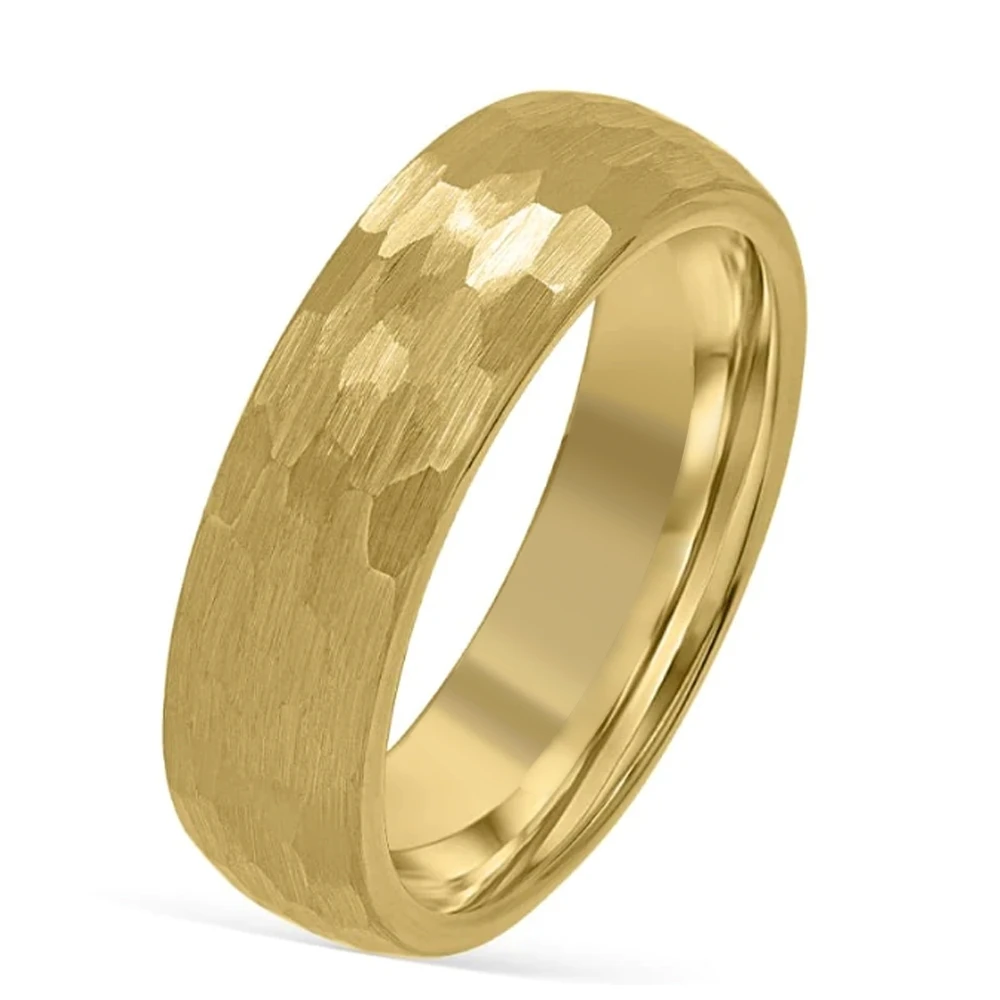 POYA 6mm Gold Hammered Tungsten Carbide Ring - Classic Anniversary Gift Choice
POYA 6mm Gold Hammered Tungsten Carbide Ring - Classic Anniversary Gift Choice