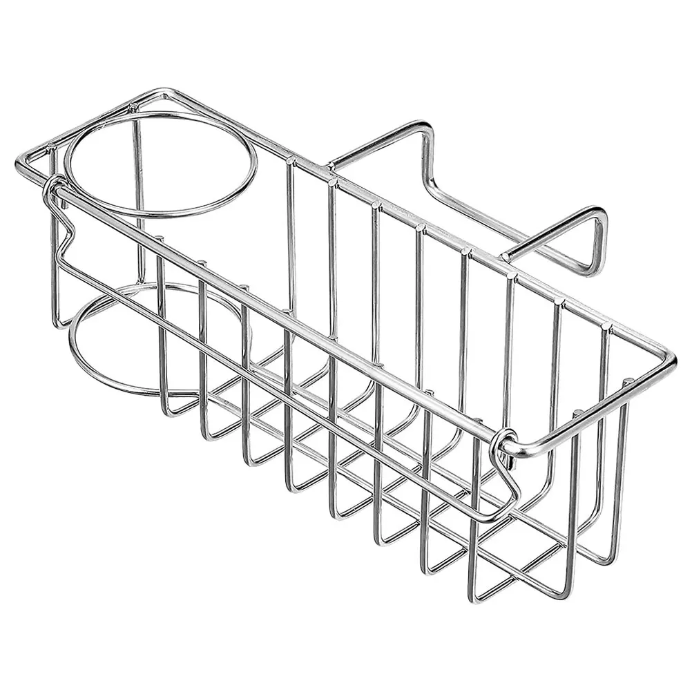 Stainless Steel Kitchen Sink Sponge Holder Large Capacity Drainage Rack Cloth Sponge Storage Organizer For Sink
Stainless Steel Kitchen Sink Sponge Holder Large Capacity Drainage Rack Cloth Sponge Storage Organizer For Sink