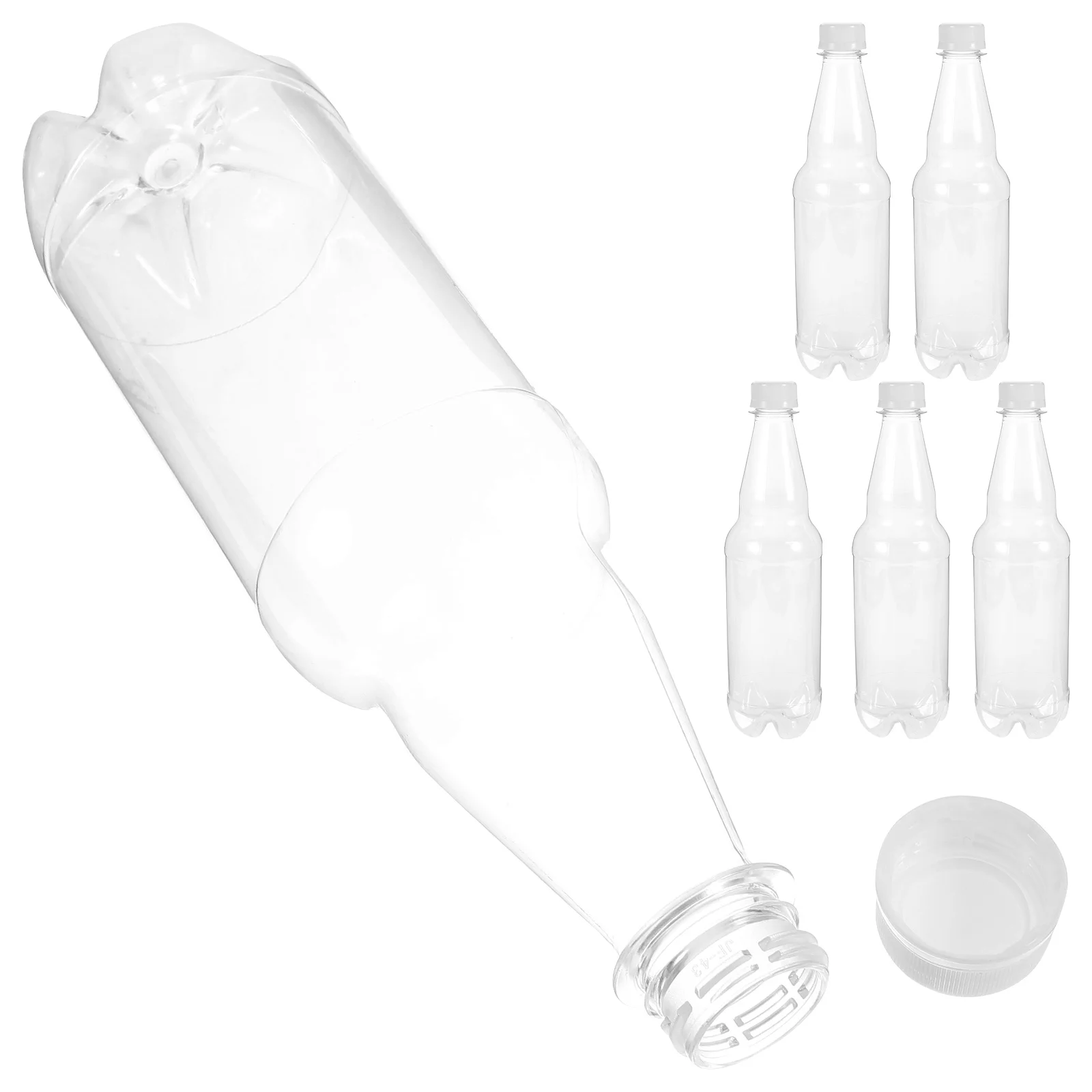 6 Pcs Reusable Juice Bottle Daily Use Clear Portable Plastic The Pet Transparent Wear-resistant Empty
6 Pcs Reusable Juice Bottle Daily Use Clear Portable Plastic The Pet Transparent Wear-resistant Empty