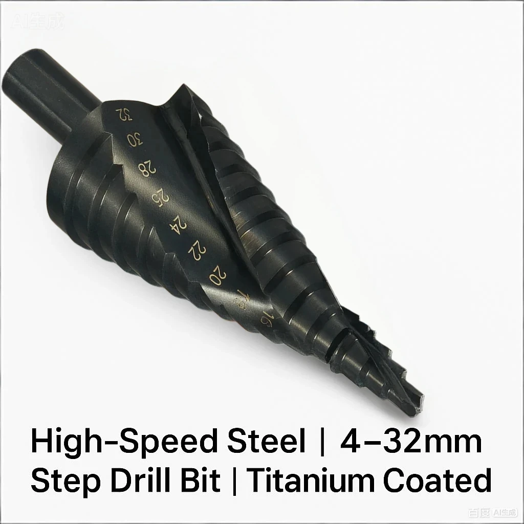 HSS Cobalt Step Drill Bit 4-32mm Spiral Cone Bit Triangle Shank Metal Wood Drilling Reamer High Speed Steel DIY Tool
HSS Cobalt Step Drill Bit 4-32mm Spiral Cone Bit Triangle Shank Metal Wood Drilling Reamer High Speed Steel DIY Tool