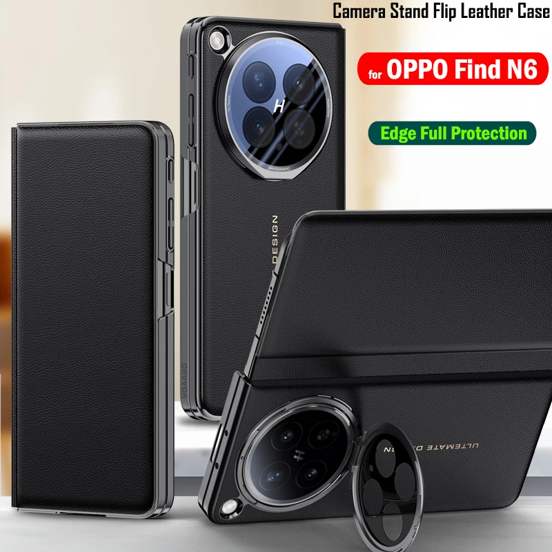 Camera Stand Cover for OPPO Find N6 Case for OPPO Find N6 5G Flip Leather Case Edge Full Protection Wake Up Sleeping Funda
Camera Stand Cover for OPPO Find N6 Case for OPPO Find N6 5G Flip Leather Case Edge Full Protection Wake Up Sleeping Funda