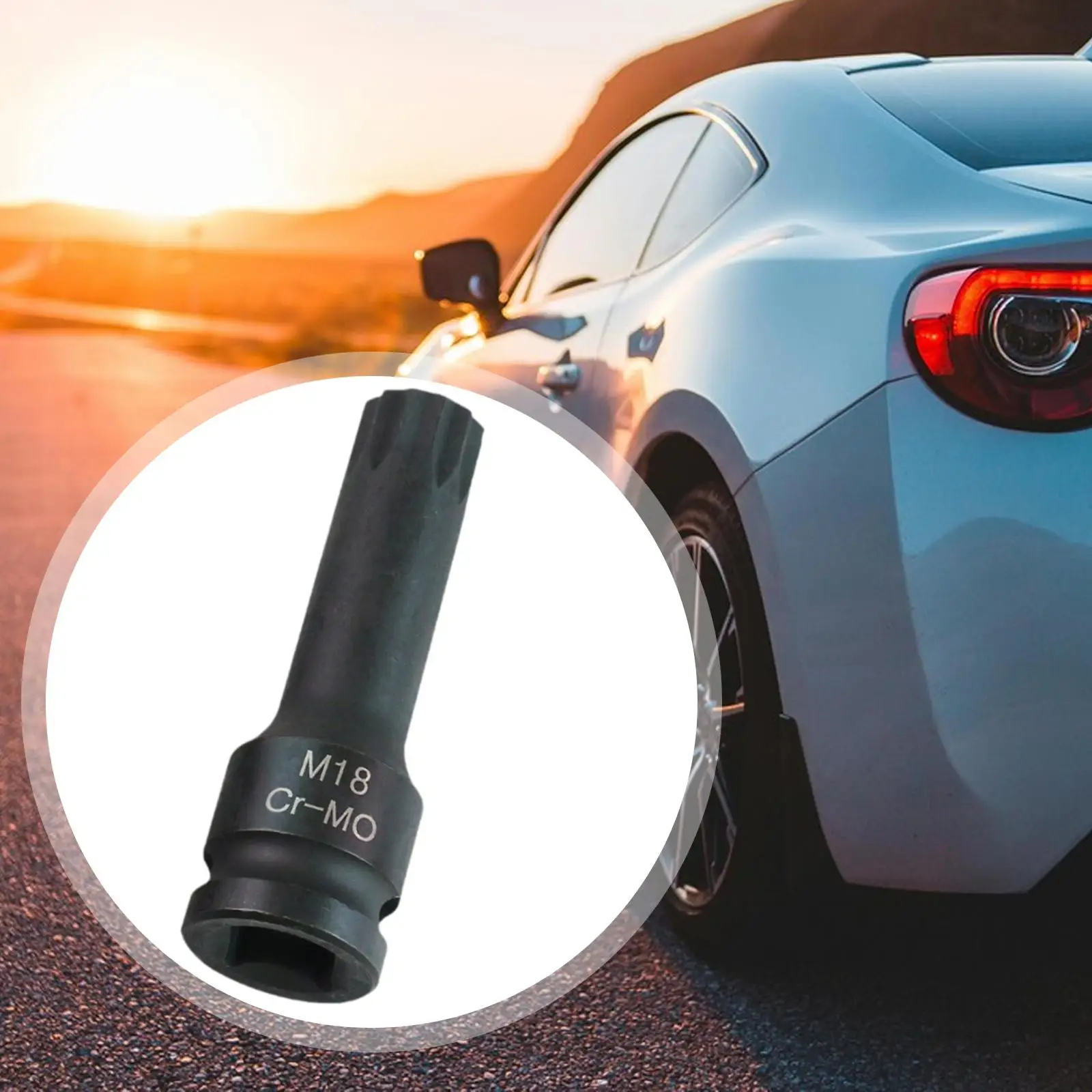 M18 Impact Socket Bit Black Iron Extended Screwdriver Adapter Workshop Tool for Volkswagen Half Shaft
M18 Impact Socket Bit Black Iron Extended Screwdriver Adapter Workshop Tool for Volkswagen Half Shaft