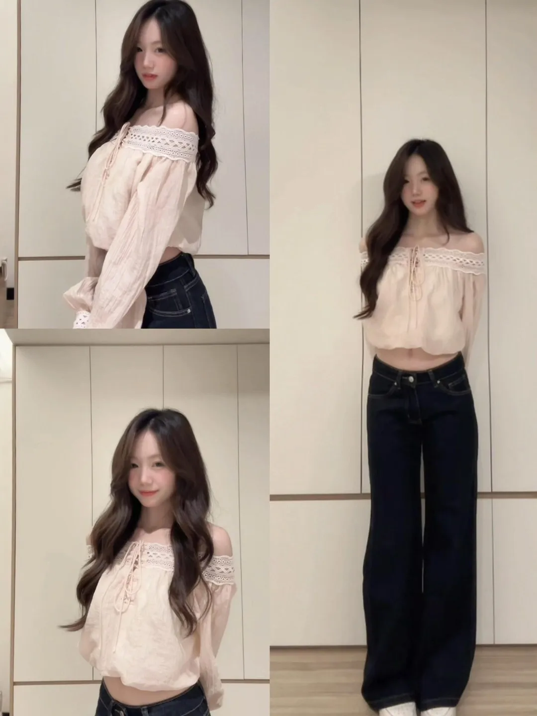 Pink Lace One-oulder Long Sve irt Women's Sle Spring Design Slimming Pure Desire Top Korean Version Loose Fit
Pink Lace One-oulder Long Sve irt Women's Sle Spring Design Slimming Pure Desire Top Korean Version Loose Fit