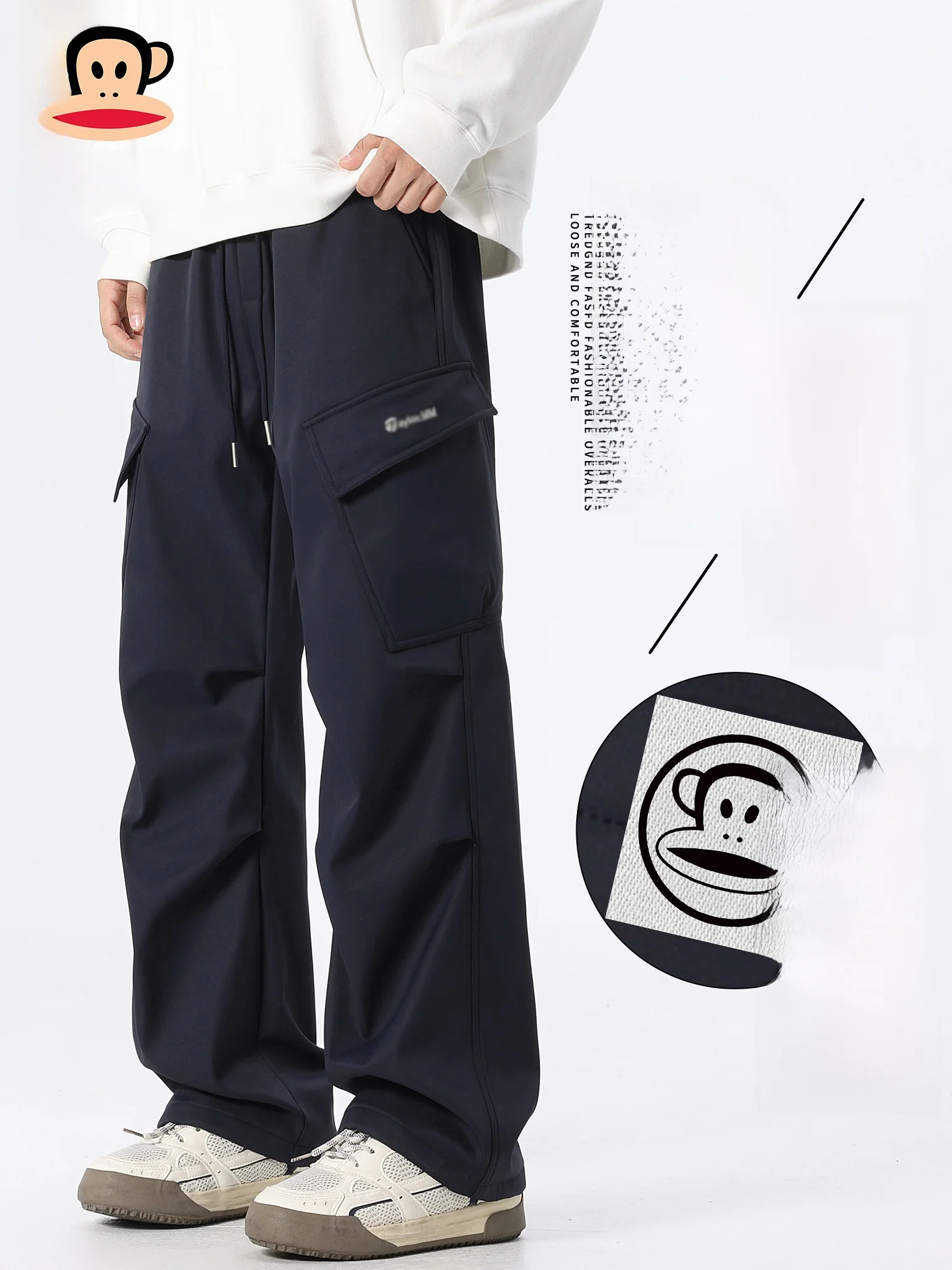 PaulFrank Men's Casual Pants Straight Leg Thiened Fce Loose Long Trousers Spring New Sle Workwear Trousers
PaulFrank Men's Casual Pants Straight Leg Thiened Fce Loose Long Trousers Spring New Sle Workwear Trousers
