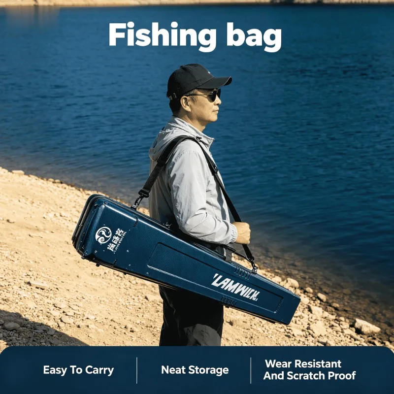 Hard Shell Fishing Rod Bag New Multi Functional Hand Held Lightweight Fishing Gear Storage Bag Portable Ultra Light Small Case
Hard Shell Fishing Rod Bag New Multi Functional Hand Held Lightweight Fishing Gear Storage Bag Portable Ultra Light Small Case