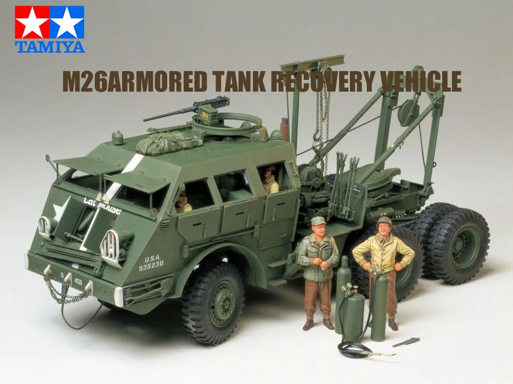 TAMIYA toys model tank building Model Kits 35244 M26 Armored Tank Recovery Vehicle
TAMIYA toys model tank building Model Kits 35244 M26 Armored Tank Recovery Vehicle
