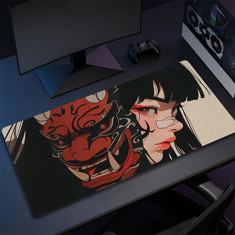 Anime Mousepad Oni Mask Large Gaming Mouse Mat Rubber Desk Mat Office Locking Edge Computer Mouse Pad Gamer Non-Slip Table Mats
Anime Mousepad Oni Mask Large Gaming Mouse Mat Rubber Desk Mat Office Locking Edge Computer Mouse Pad Gamer Non-Slip Table Mats