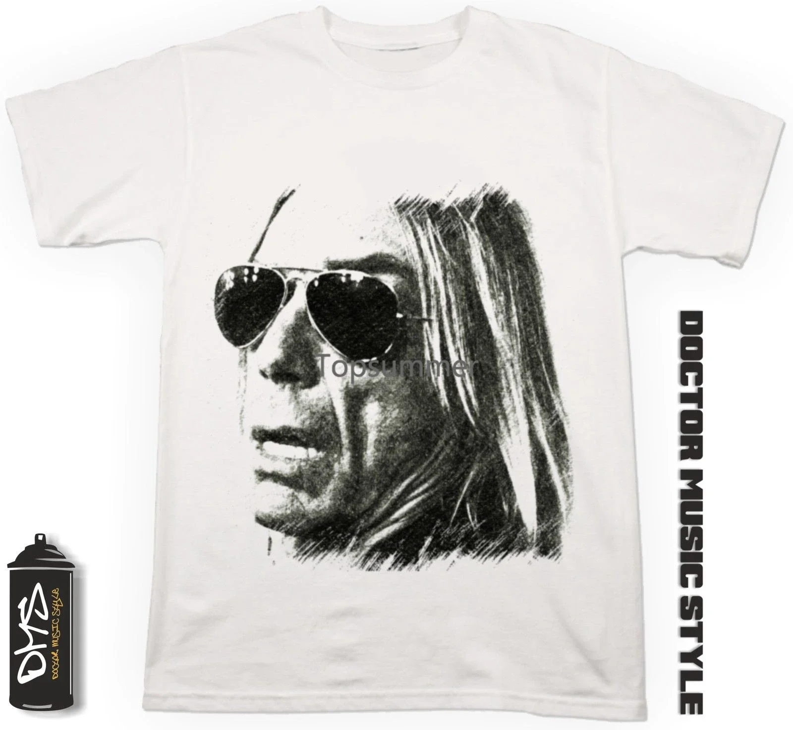 Camiseta Rock Iggy Pop с принтом Персонализированная Camiseta La Stooges Musica
Camiseta Rock Iggy Pop с принтом Персонализированная Camiseta La Stooges Musica