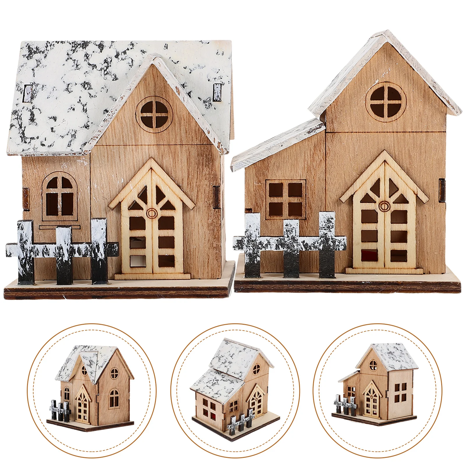 2 Pcs LED Meticulous Workmanship Christmas Decorations Xmas Party Home Office Bedroom Log Cabins Rustic Desktop naments
2 Pcs LED Meticulous Workmanship Christmas Decorations Xmas Party Home Office Bedroom Log Cabins Rustic Desktop naments