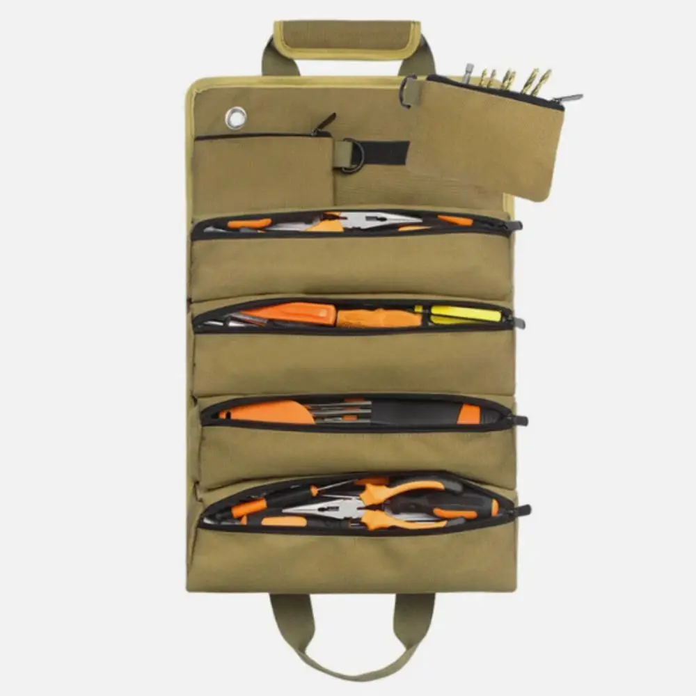 Lightweight Roll Up Tool Bag Heavy Duty Large Size Wrench Pouch Multiple Pockets Multiple Compartments Tool Storage Bag Home Use
Lightweight Roll Up Tool Bag Heavy Duty Large Size Wrench Pouch Multiple Pockets Multiple Compartments Tool Storage Bag Home Use