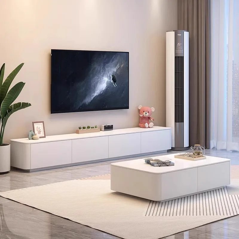 Solid wood coffee table TV cabinet combination simple modern living room floor cabinet small apartment bedroom white paint TV ca
Solid wood coffee table TV cabinet combination simple modern living room floor cabinet small apartment bedroom white paint TV ca