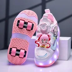 Children’s four Wheels Luminous Glowing Sneakers Heels Pink Led Light Roller Skate Shoes Walking Shoes Boys Girls Roller skates
Children’s four Wheels Luminous Glowing Sneakers Heels Pink Led Light Roller Skate Shoes Walking Shoes Boys Girls Roller skates
