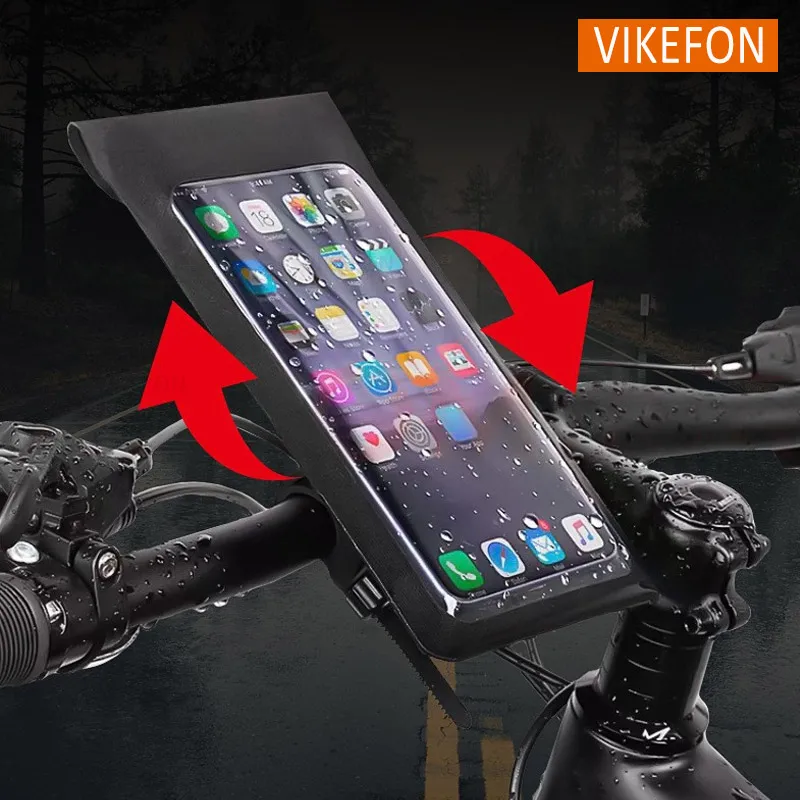 Bicycle Motorcycle Waterproof TPU Touch Screen Cell Phone Holder Rental Handle Installation for 6.5 inch Smartphone Bike Mount
Bicycle Motorcycle Waterproof TPU Touch Screen Cell Phone Holder Rental Handle Installation for 6.5 inch Smartphone Bike Mount