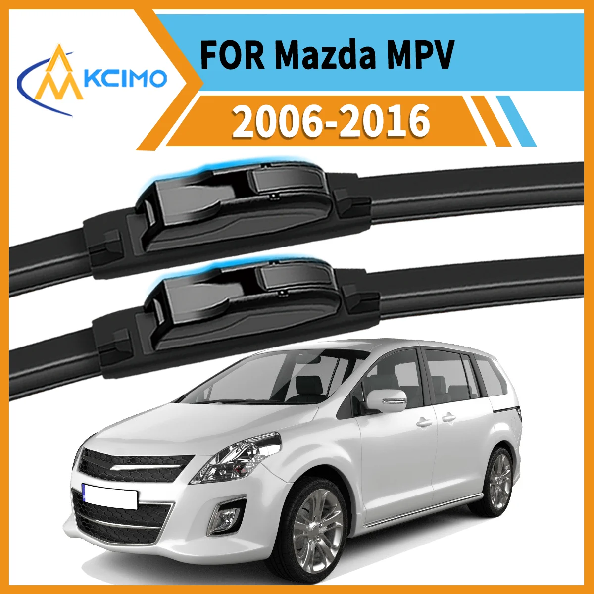 Upgrade Your Visibility 2 Front Wiper Blades for Mazda MPV LY 2006-2016 All-Season Performance Crystal Clear View Safe Driving
Upgrade Your Visibility 2 Front Wiper Blades for Mazda MPV LY 2006-2016 All-Season Performance Crystal Clear View Safe Driving