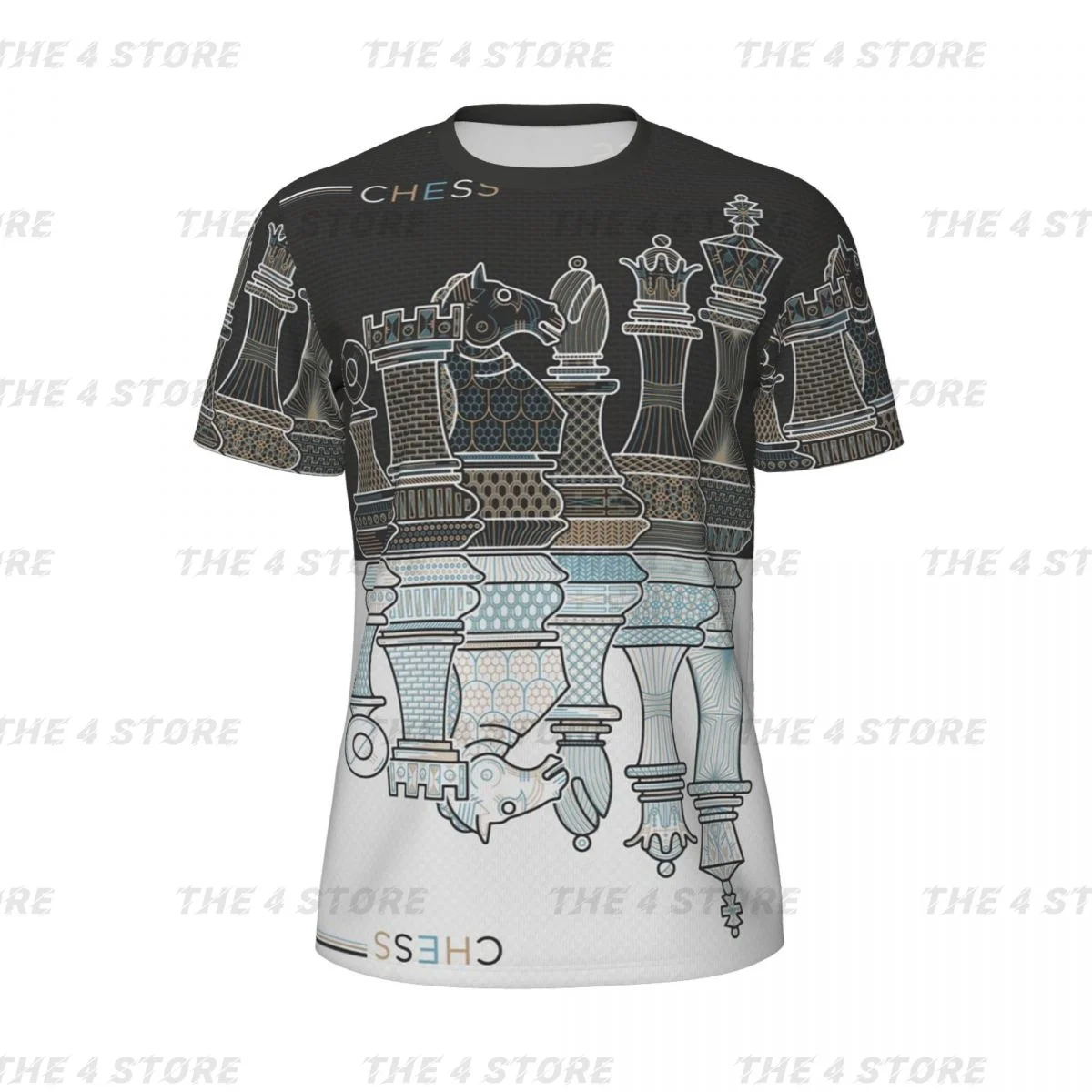 Black And White Chess Stuff 100% polyester Men Short Sleeve Top Funny Y2K Tee Clothes Girls Training Uniform Clothing T-shirt
Black And White Chess Stuff 100% polyester Men Short Sleeve Top Funny Y2K Tee Clothes Girls Training Uniform Clothing T-shirt