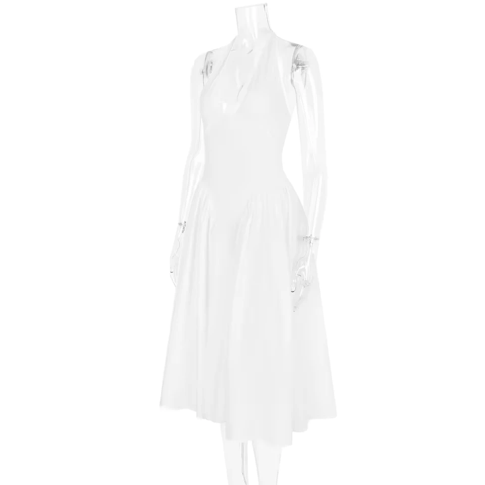 Ladies Summer Evening Party New Fashion Dress Women Sleeveless Backless V-Neck Sexy Birthday Long Dresses 2025 Woman Streetwear
Ladies Summer Evening Party New Fashion Dress Women Sleeveless Backless V-Neck Sexy Birthday Long Dresses 2025 Woman Streetwear
