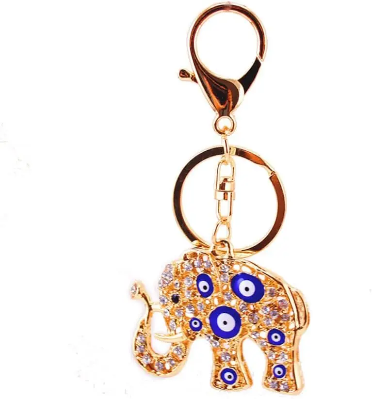 One Pack Devil Eye Elephant Animal Rhinestone Car Key Chain Ring Gift Bag Clip Holder for Girlfriend Boyfriend Colleagues
One Pack Devil Eye Elephant Animal Rhinestone Car Key Chain Ring Gift Bag Clip Holder for Girlfriend Boyfriend Colleagues