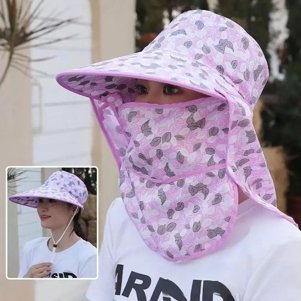 Outdoor Flower Pattern Anti-uv Sunscreen Hat Fashion Hat Fisherman Women Hat Picking Men Dust Tea Neck Mask Cap Protect G1W8
Outdoor Flower Pattern Anti-uv Sunscreen Hat Fashion Hat Fisherman Women Hat Picking Men Dust Tea Neck Mask Cap Protect G1W8