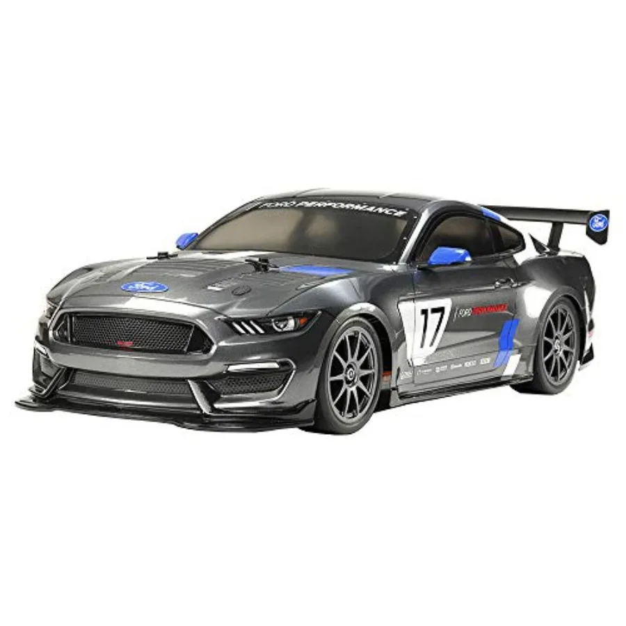 RC Ford Mustang GT4 Race Car Kit for racing application, ABS plastic body in matte black with high-speed performance and precis
RC Ford Mustang GT4 Race Car Kit for racing application, ABS plastic body in matte black with high-speed performance and precis