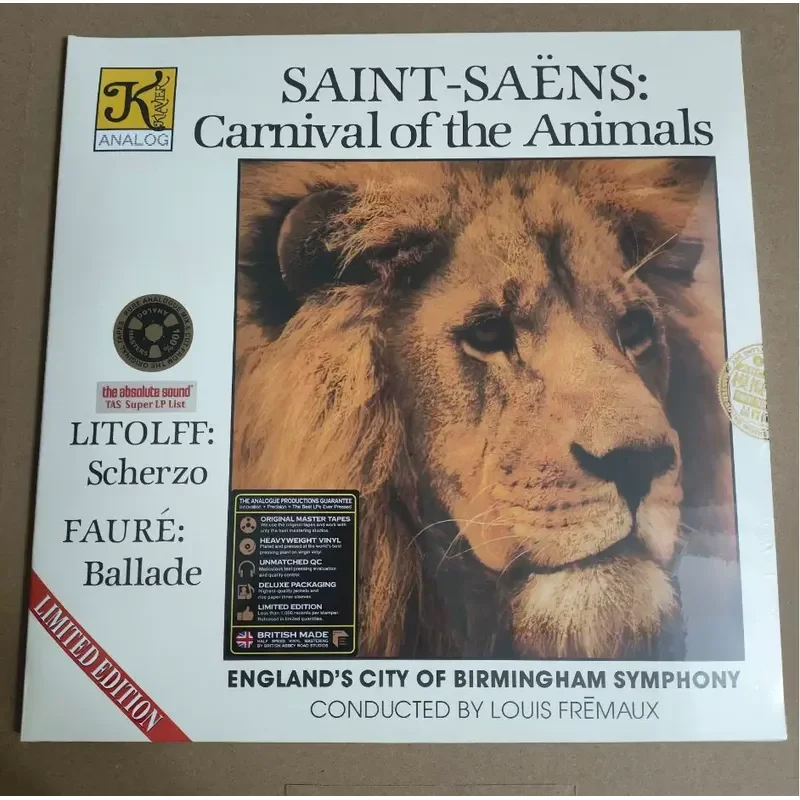 For ABC Records Saint-Saens Animal Carnival LP Vinyl Records Genuine Brand New
For ABC Records Saint-Saens Animal Carnival LP Vinyl Records Genuine Brand New