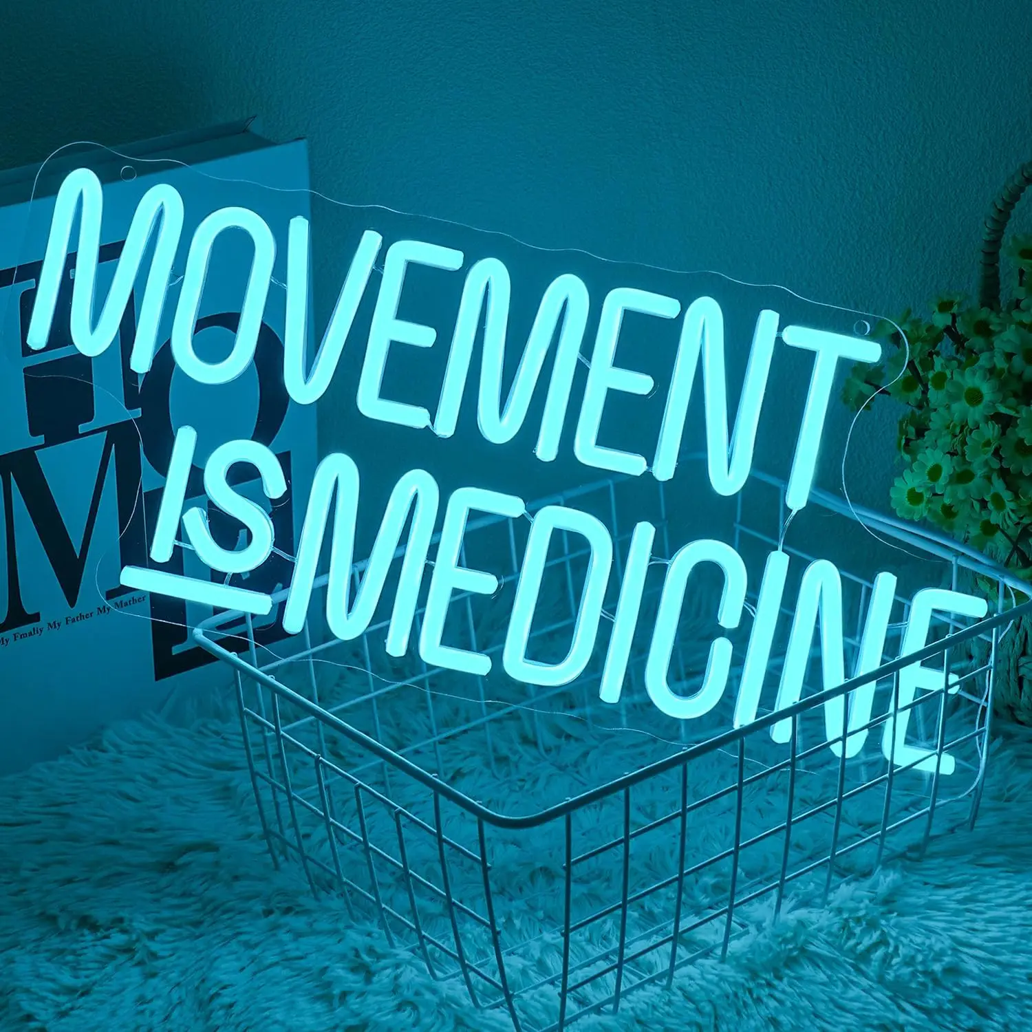 Movement Is Medicine Dimmable Neon Sign USB Powered Led Wall Light for Gym Club Bar Party Sports Room Decor
Movement Is Medicine Dimmable Neon Sign USB Powered Led Wall Light for Gym Club Bar Party Sports Room Decor