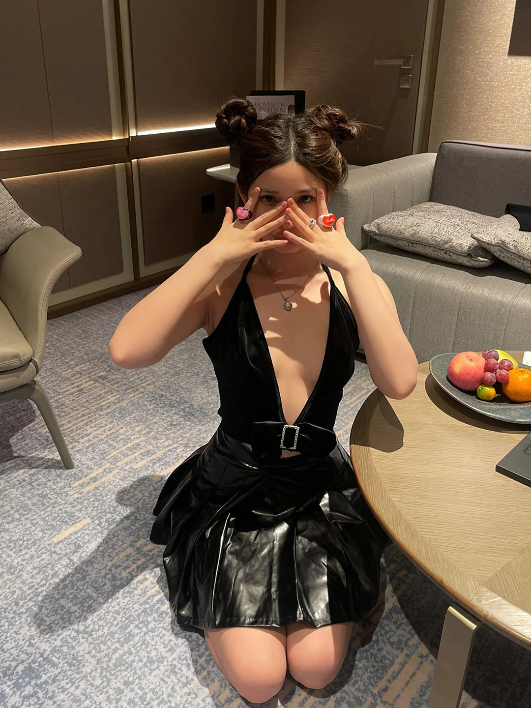 ChiclyNana High Waist A-Line Leather Skirt Pants Versatile Skirt Women Design Sensation Spicy Girl Pleated Skirt
ChiclyNana High Waist A-Line Leather Skirt Pants Versatile Skirt Women Design Sensation Spicy Girl Pleated Skirt