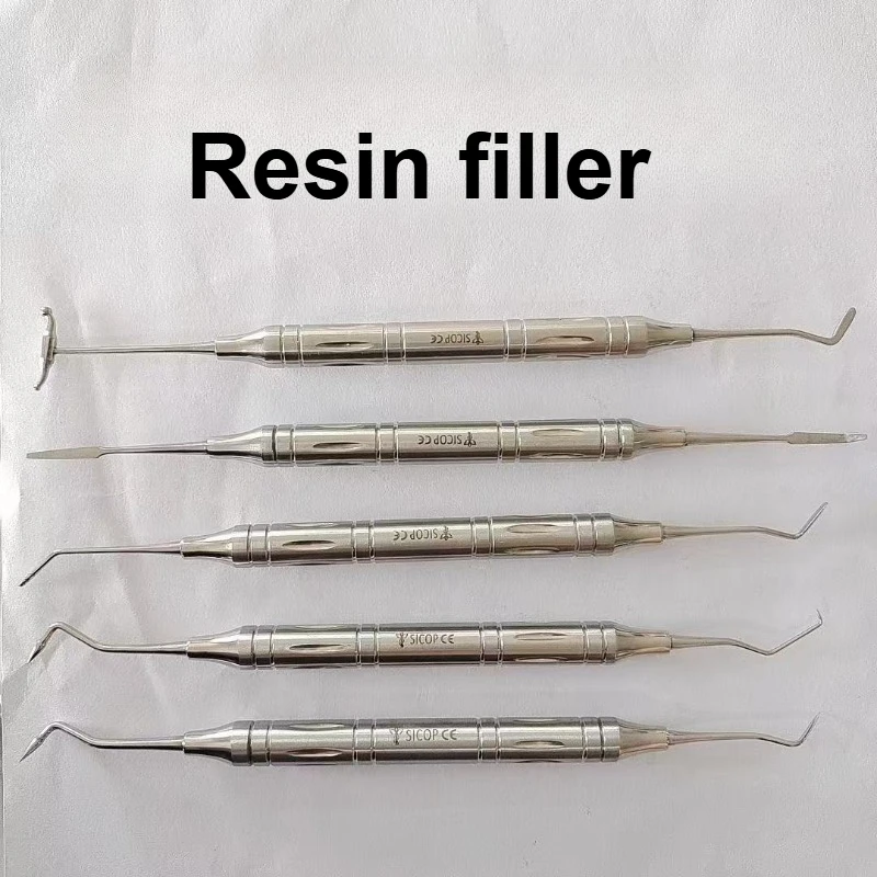 1Set 5Pcs Stainless Steel Filler Dental Resin Filler Set Medical High-temperature Sterilization Resin Filler
1Set 5Pcs Stainless Steel Filler Dental Resin Filler Set Medical High-temperature Sterilization Resin Filler