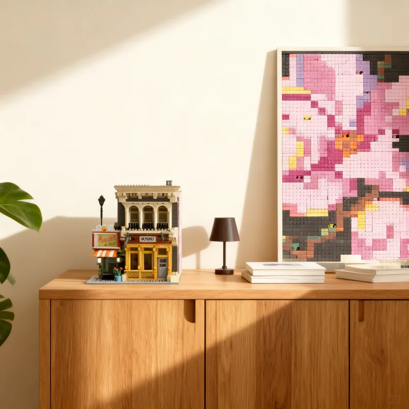 3922pcs MOC Honey Side Of Modular Streetscape Model Building Blocks Creative Display Gift Collectible Decor Kids Premium Adult
3922pcs MOC Honey Side Of Modular Streetscape Model Building Blocks Creative Display Gift Collectible Decor Kids Premium Adult