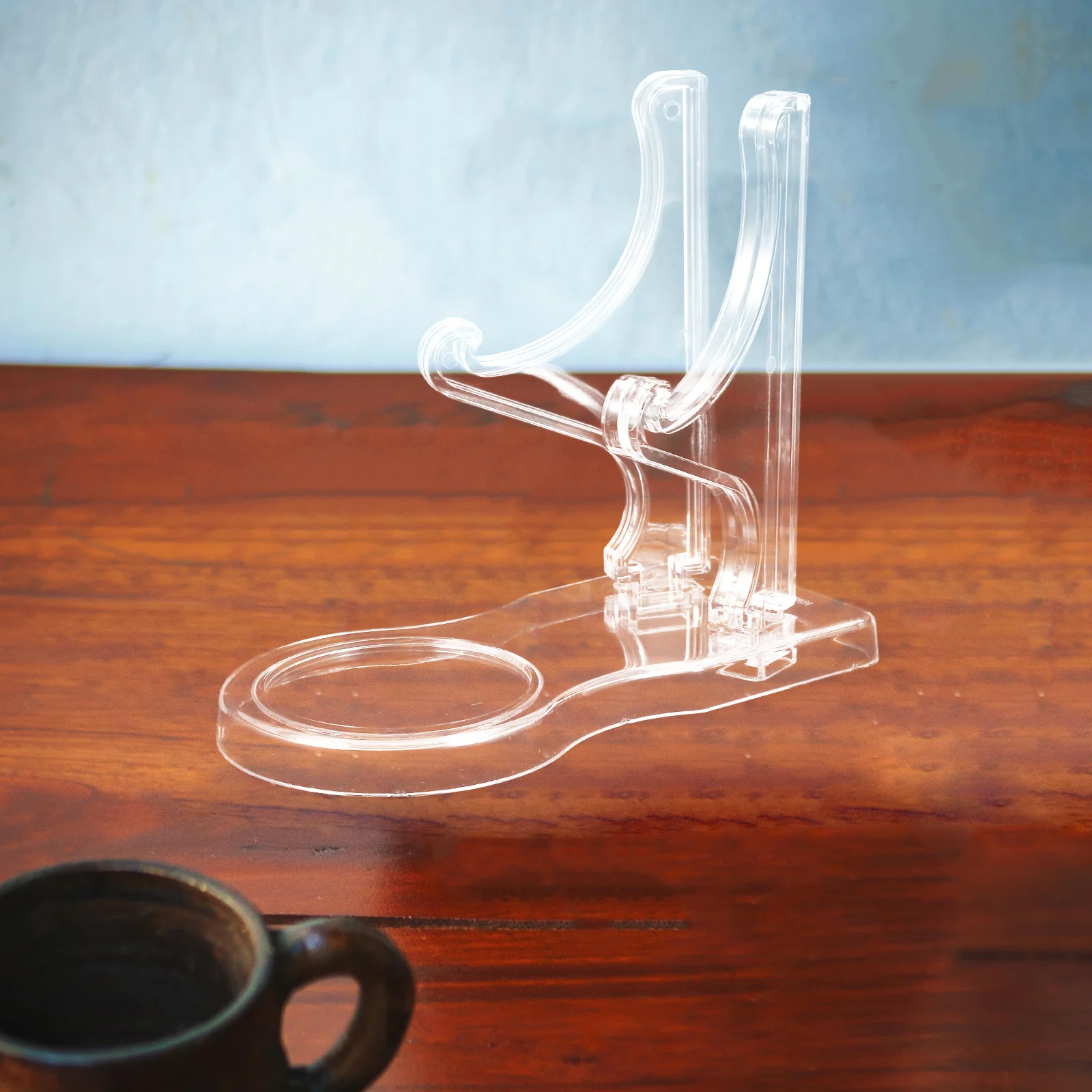 Transparent Cup Saucer Display Stand Clear Acrylic Plate Holder For Tea Cups Kitchen Decor Space Saving Modern Design
Transparent Cup Saucer Display Stand Clear Acrylic Plate Holder For Tea Cups Kitchen Decor Space Saving Modern Design