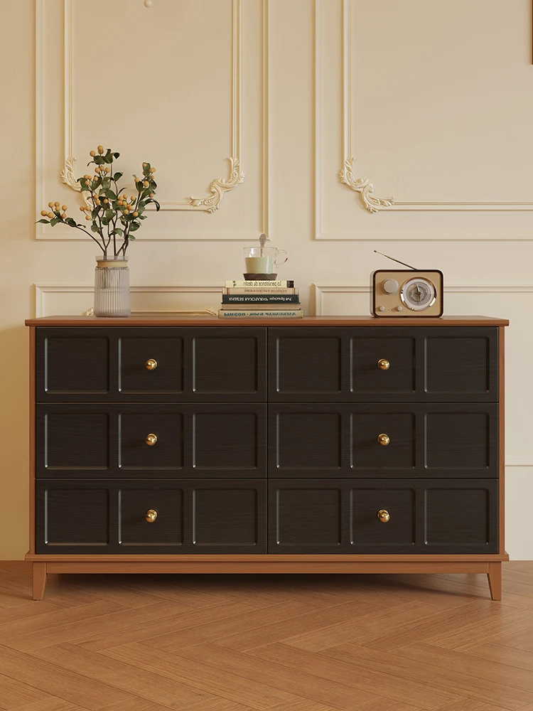 French retro solid wood six-chest cabinet household bedroom high-end storage locker living room against the wall medieval dining
French retro solid wood six-chest cabinet household bedroom high-end storage locker living room against the wall medieval dining