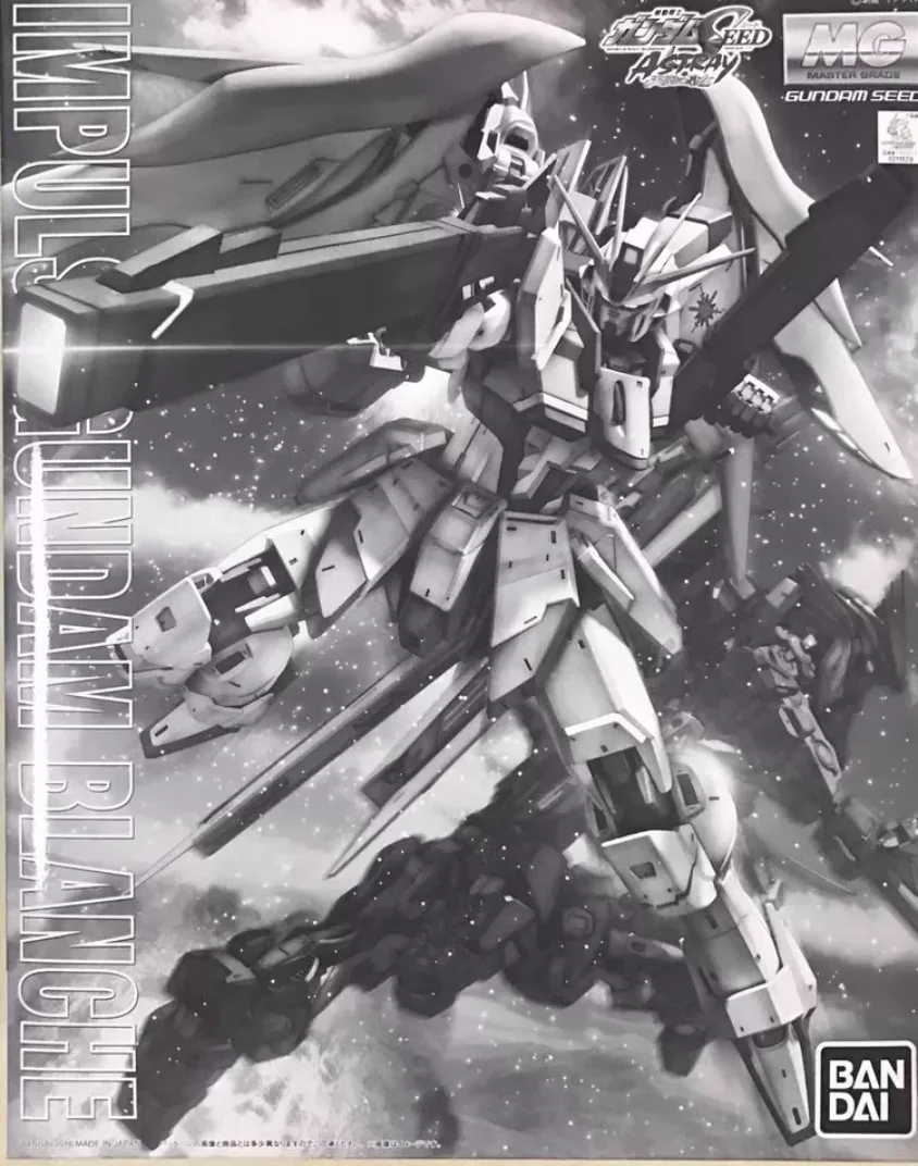Bandai MG ZGMF-X56S Impulse Gundam Blanche Action Figures Gundam SEED Anime Collection Assembly Mecha Model Gifts
Bandai MG ZGMF-X56S Impulse Gundam Blanche Action Figures Gundam SEED Anime Collection Assembly Mecha Model Gifts