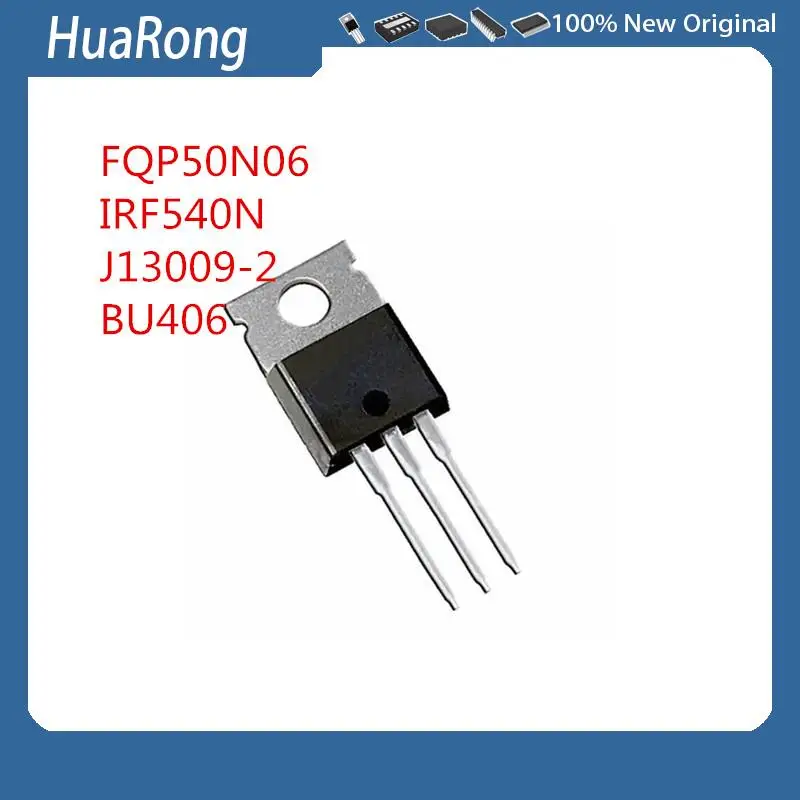 50 шт./лот FQP50N06 50N06 IRF540N IRF540NPBF J13009-2 BU406 BU406TU TO-220-3
50 шт./лот FQP50N06 50N06 IRF540N IRF540NPBF J13009-2 BU406 BU406TU TO-220-3