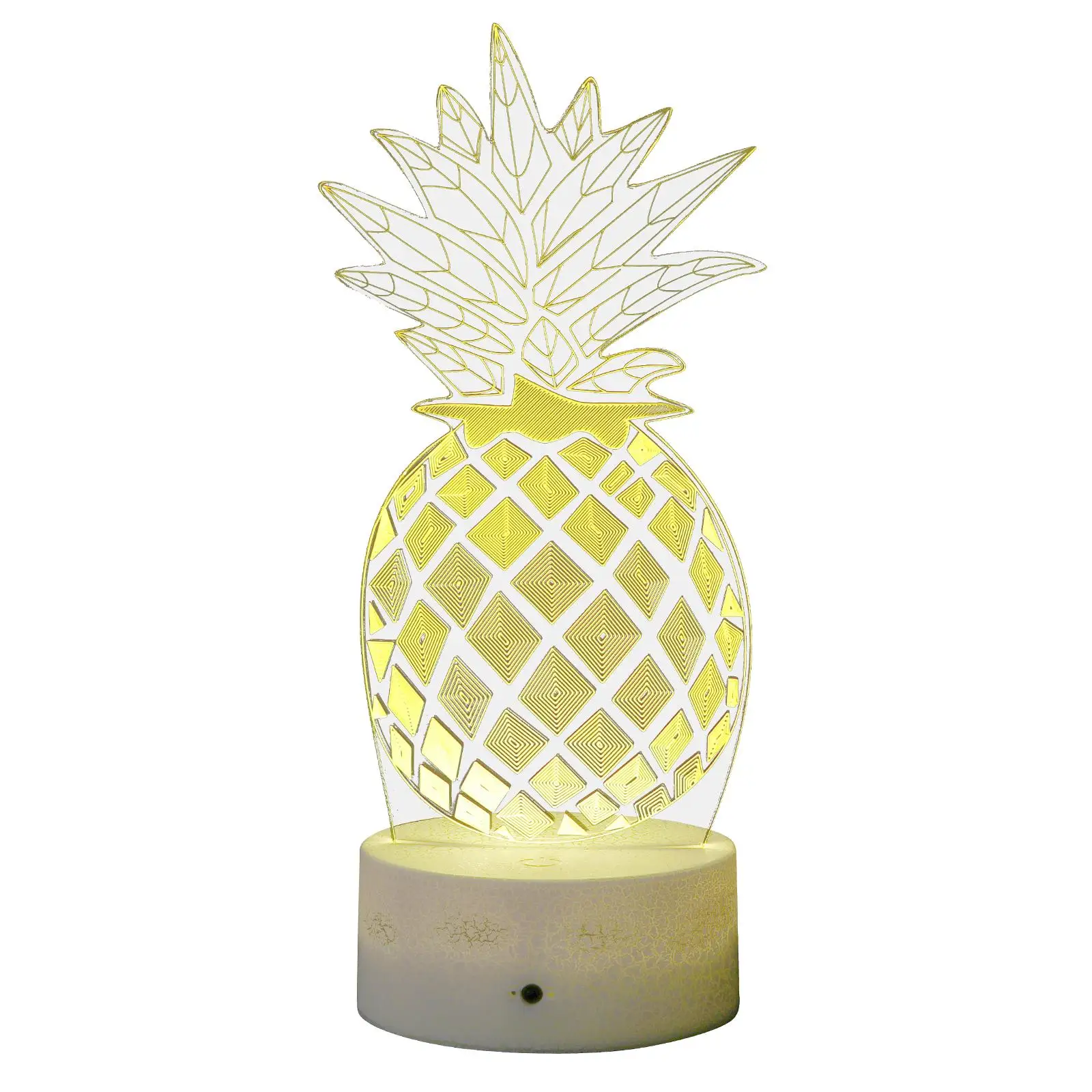 Pineapple Night Lamp 3D LED Lighting Acrylic Plate Low Heat Bedside Desk Lamp for Baby Room Corridor Household Use Creative PC
Pineapple Night Lamp 3D LED Lighting Acrylic Plate Low Heat Bedside Desk Lamp for Baby Room Corridor Household Use Creative PC