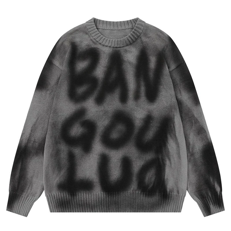 Autumn Men Knitted Jumper Sweaters Vintage Letter Graffiti Warm Pullovers Streetwear Harajuku Casual Loose Fit Knitwear Clothing
Autumn Men Knitted Jumper Sweaters Vintage Letter Graffiti Warm Pullovers Streetwear Harajuku Casual Loose Fit Knitwear Clothing