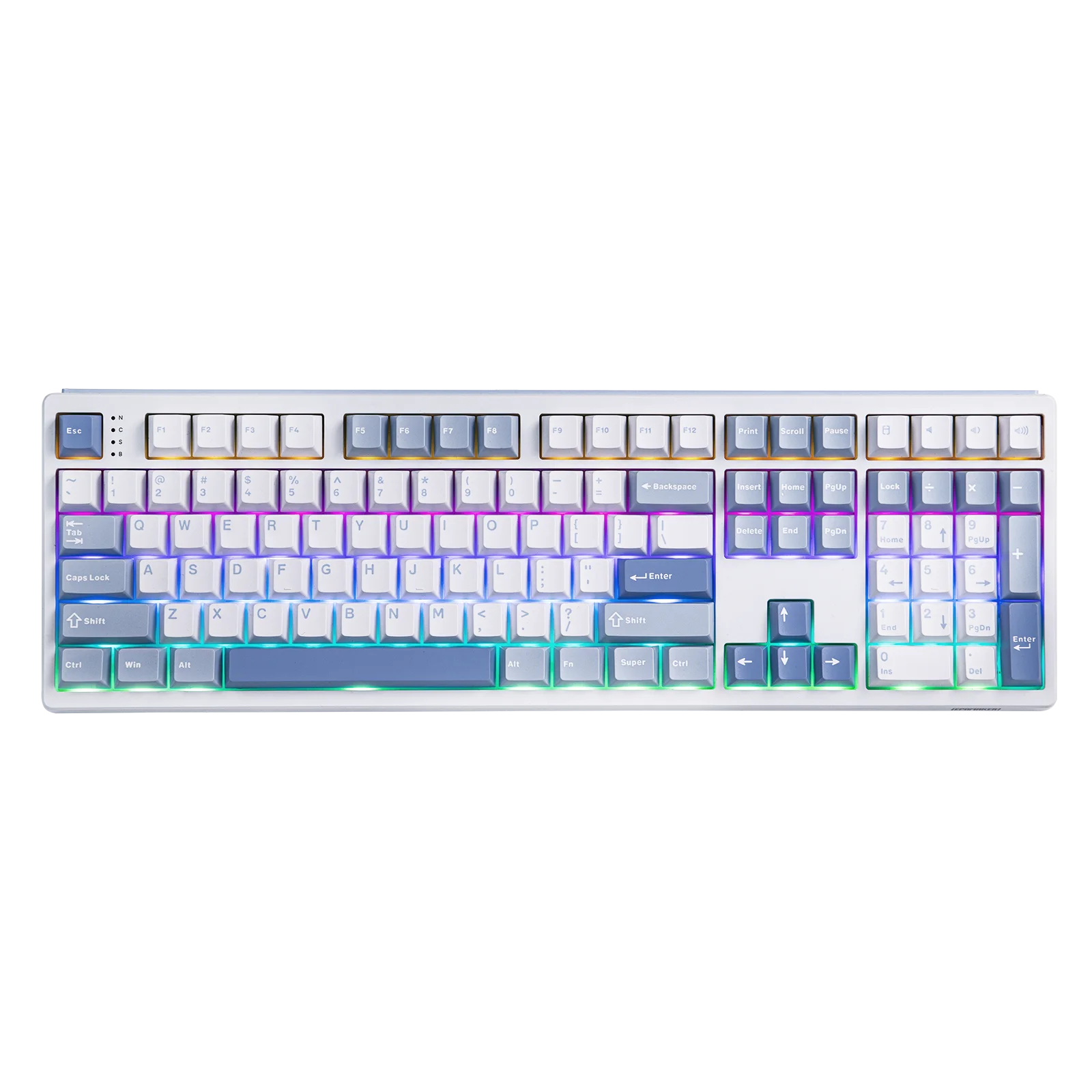 EPOMAKER TH108 100% Full Size Gasket Wired/Bluetooth/2.4Ghz Wireless NKRO Mechanical Gaming Keyboard 8000mAh Battery RGB Backlit
EPOMAKER TH108 100% Full Size Gasket Wired/Bluetooth/2.4Ghz Wireless NKRO Mechanical Gaming Keyboard 8000mAh Battery RGB Backlit