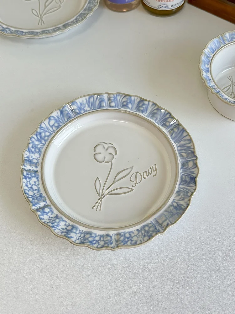 Korean Sle Ins Vintage Blue Relief Lace Deep Plate Home Use Western Dinner Plate Dert Dim Sum Breakfast Bowl Cerc
Korean Sle Ins Vintage Blue Relief Lace Deep Plate Home Use Western Dinner Plate Dert Dim Sum Breakfast Bowl Cerc