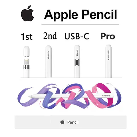 Para Apple Pencil Pro 1st 2nd USB-C lápiz óptico con pantalla de alimentación de carga magnética para iPad Pro M2 M4 mini iOS Tablet bolígrafos táctiles