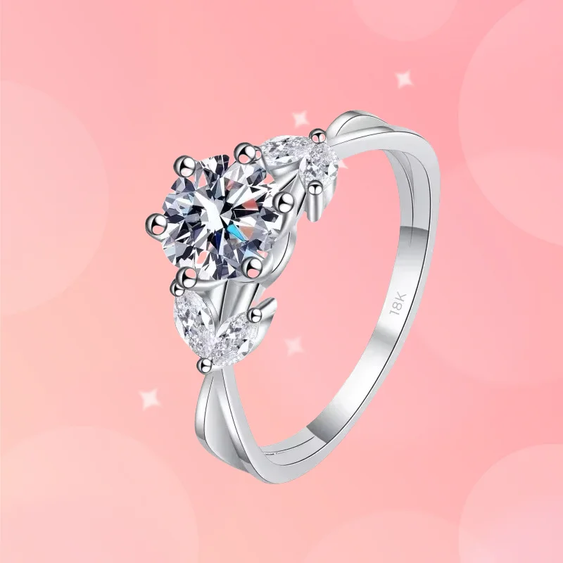 Designer Jewelry Women 18K White Gold VVS1 D Color 1CT Moissanite Ring Wedding Engagement Ring for Women Originales Certificados
Designer Jewelry Women 18K White Gold VVS1 D Color 1CT Moissanite Ring Wedding Engagement Ring for Women Originales Certificados
