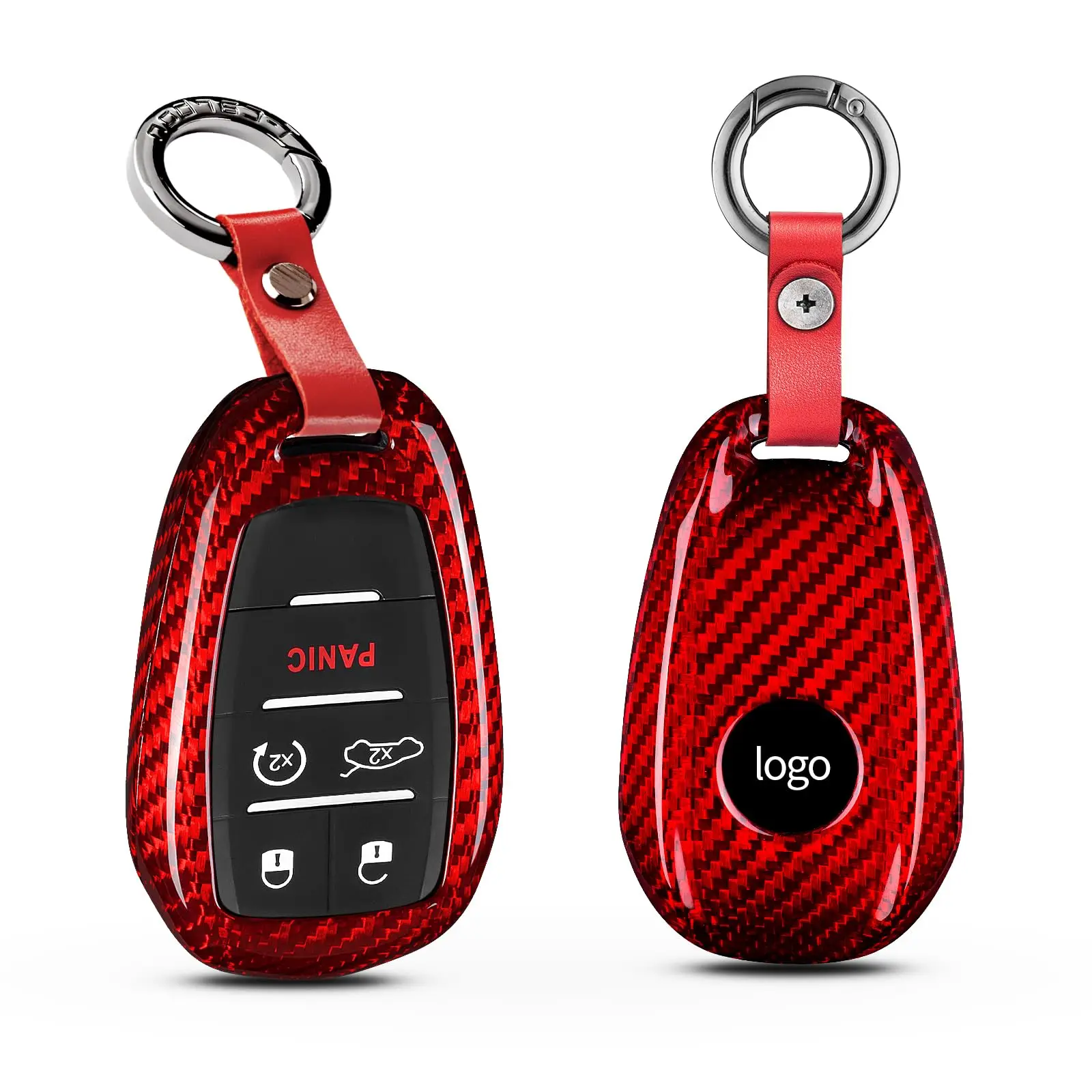 Red Carbon Fiber Key Fob Cover For Alfa Romeo Giulia Stelvio Tonale Smart Remote 4 5 Button Key Case Accessory
Red Carbon Fiber Key Fob Cover For Alfa Romeo Giulia Stelvio Tonale Smart Remote 4 5 Button Key Case Accessory