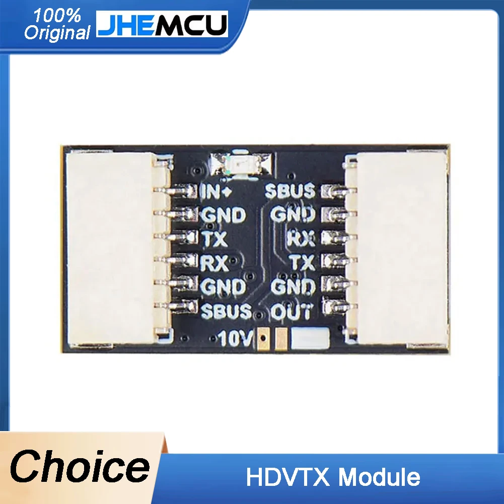 JHEMCU HDVTX Module for O3/ O4, 5V/ 10V Step-down Module Reduces The Input Voltage of The Air End for FPV DIY Part
JHEMCU HDVTX Module for O3/ O4, 5V/ 10V Step-down Module Reduces The Input Voltage of The Air End for FPV DIY Part
