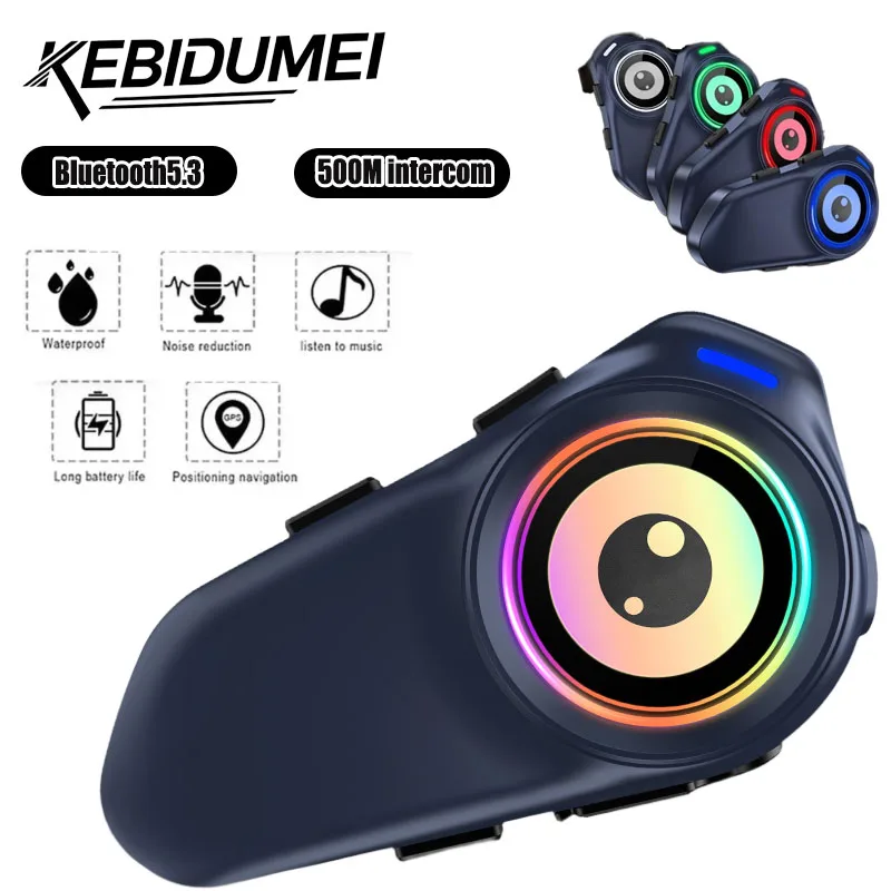 Kebidumei G1 Intercom Bluetooth For Motorcycle Helmet Headset Support Intercom& Listen to Music At One Time Wireless Interphone
Kebidumei G1 Intercom Bluetooth For Motorcycle Helmet Headset Support Intercom& Listen to Music At One Time Wireless Interphone