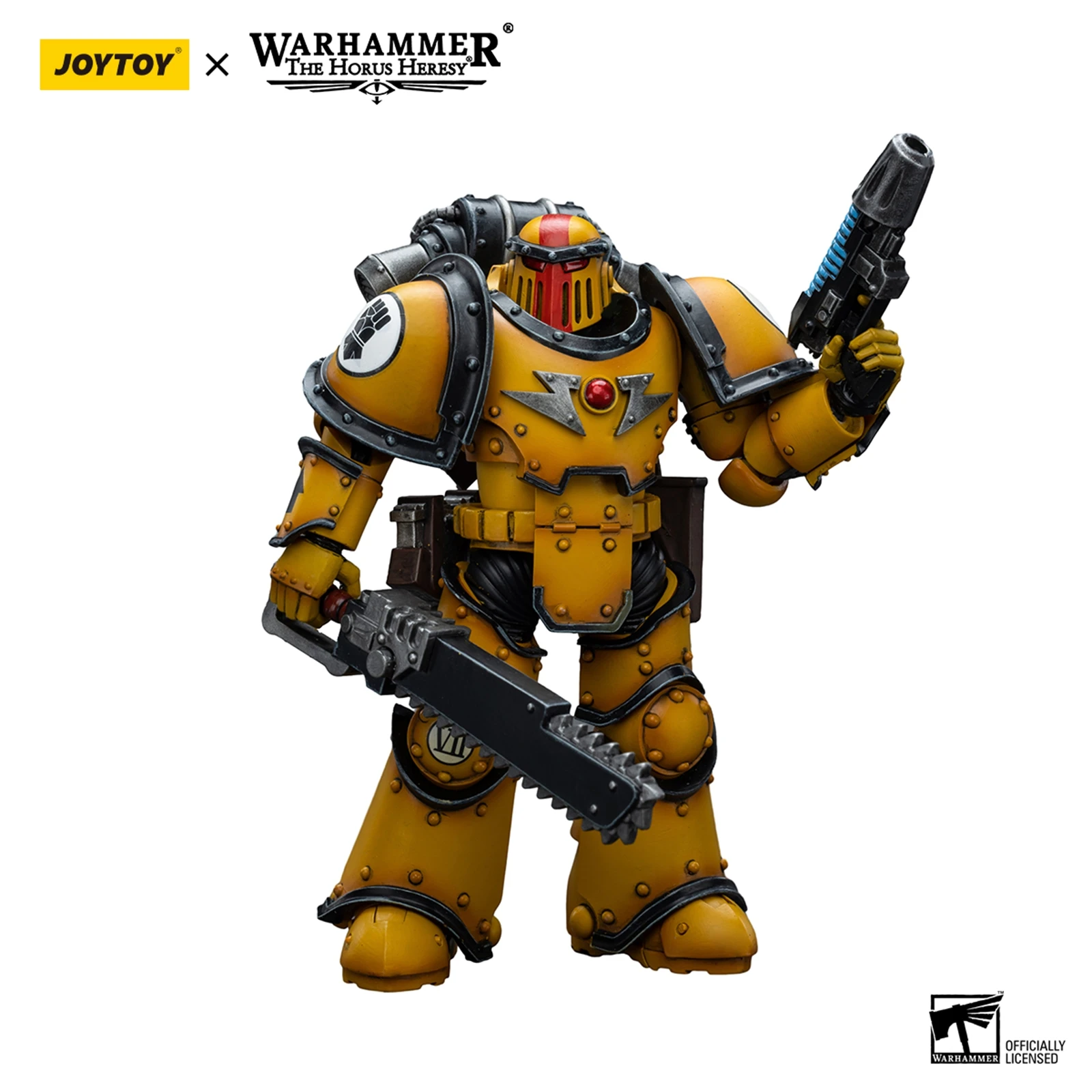 JOYTOY Warhammer 40000 1/18 Action Figure Imperial Fists Legion MkIII Despoiler Squad Sergeant with Plasma Pistol
JOYTOY Warhammer 40000 1/18 Action Figure Imperial Fists Legion MkIII Despoiler Squad Sergeant with Plasma Pistol