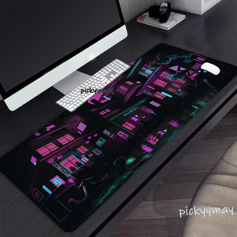 Large Mousepads City Purple Neon Mouse Pad Computer Mousepad Company Mouse Mat Desk Pads 100x50cm PC Keyboard Mats Table Rug
Large Mousepads City Purple Neon Mouse Pad Computer Mousepad Company Mouse Mat Desk Pads 100x50cm PC Keyboard Mats Table Rug