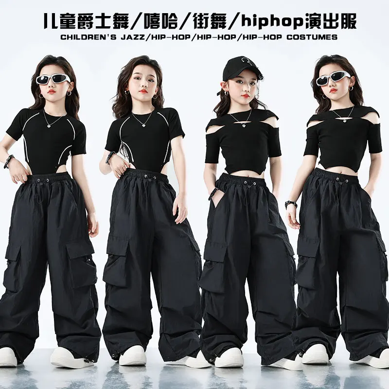 Hip Hop Clothing Kids Crop Top Street Dance Cargo Pants Girls K-pop Streetwear Children Jazz Costumes Stage Dancing Clothes Set
Hip Hop Clothing Kids Crop Top Street Dance Cargo Pants Girls K-pop Streetwear Children Jazz Costumes Stage Dancing Clothes Set