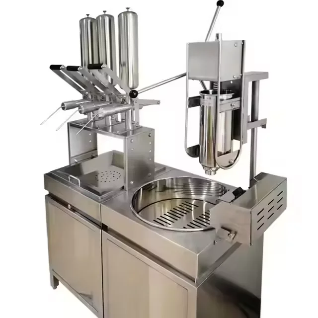 Stainless Steel Snack Machines Electric Vertical Churros Maker Making Machine With Fryer
Stainless Steel Snack Machines Electric Vertical Churros Maker Making Machine With Fryer