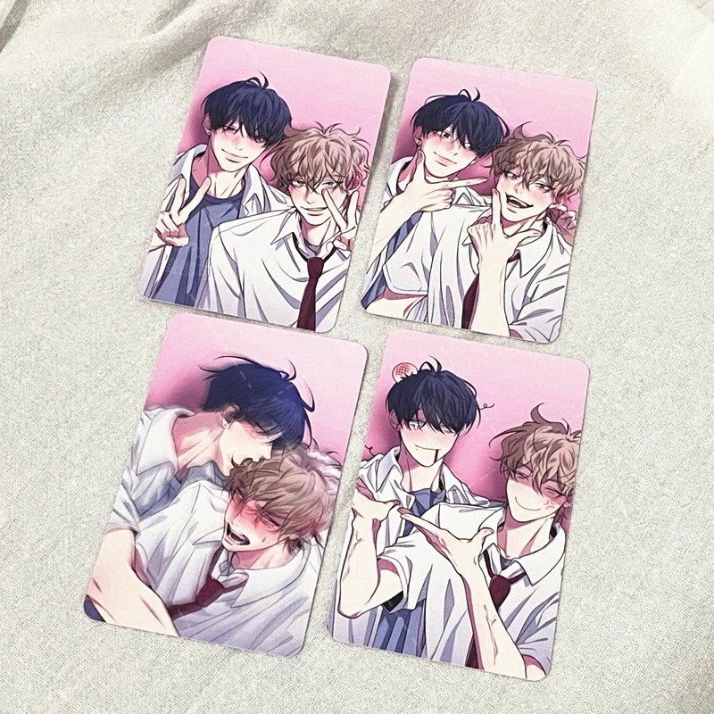 4Pcs BL Manhwa Negative Love Laser Photocards Tae-yoon Jae-min Double-Sided Lomo Cards Souvenir Gift for Fans
4Pcs BL Manhwa Negative Love Laser Photocards Tae-yoon Jae-min Double-Sided Lomo Cards Souvenir Gift for Fans
