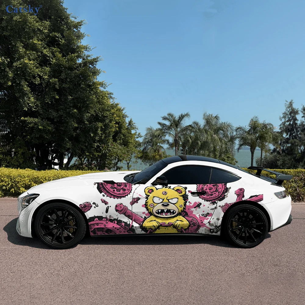 2pcs.Dark Evil Cool Cartoon Zipper Bear & Motorcycle Gear Car Wrap Sticker.Automotive Sticker.car vinyl wraps
2pcs.Dark Evil Cool Cartoon Zipper Bear & Motorcycle Gear Car Wrap Sticker.Automotive Sticker.car vinyl wraps