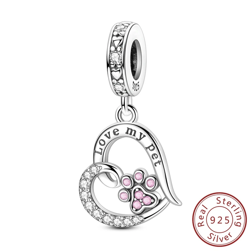 Stunning 100% 925 Sterling Silver Pet Declaration Dangle Charm Fits Bracelet & Necklace For Fine Jewelry Birthday Party Gift
Stunning 100% 925 Sterling Silver Pet Declaration Dangle Charm Fits Bracelet & Necklace For Fine Jewelry Birthday Party Gift