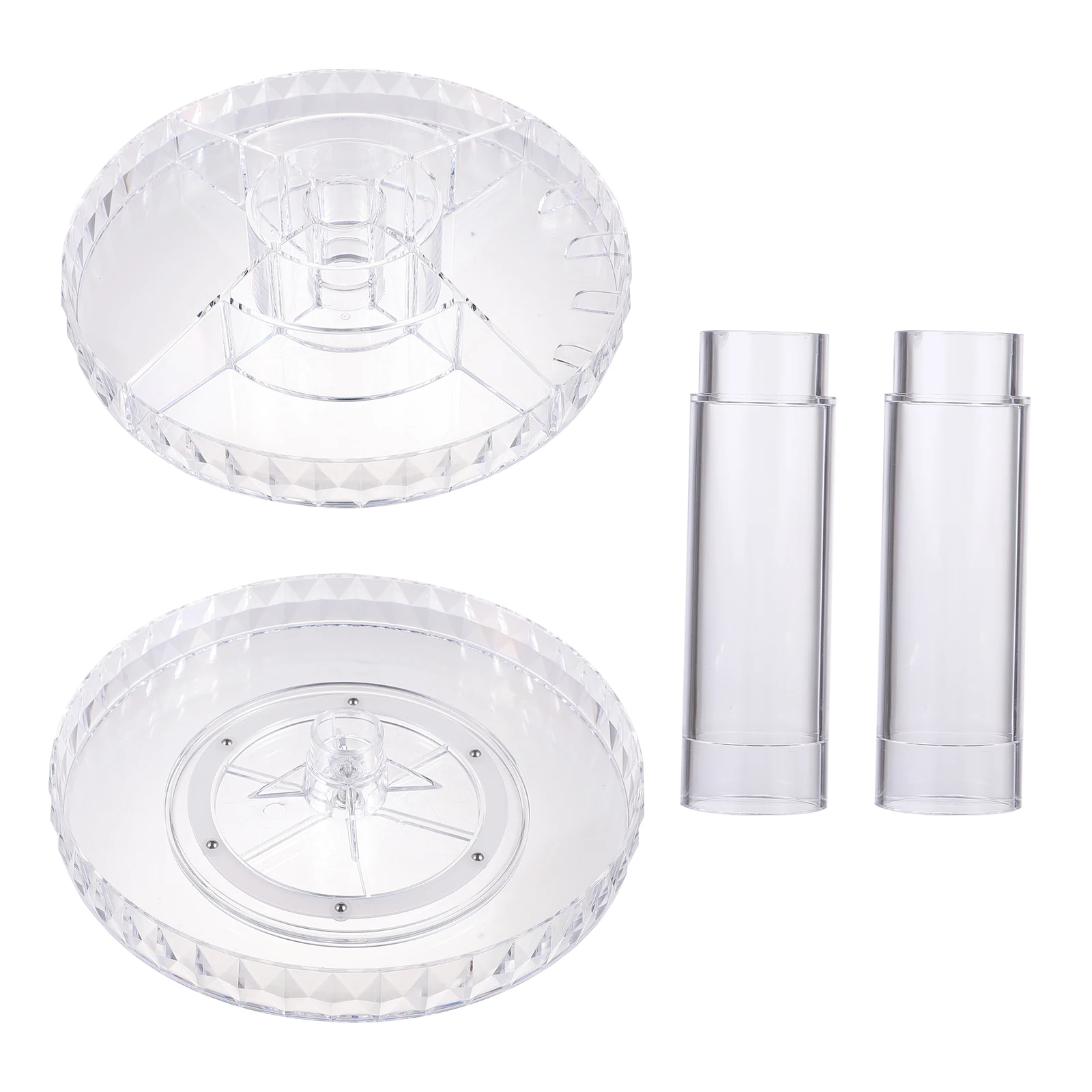 1pc Rotating Makeup Organizer Household Supply Plastic Space-Saving Easy Assembly Decorative Display For Bathroom
1pc Rotating Makeup Organizer Household Supply Plastic Space-Saving Easy Assembly Decorative Display For Bathroom