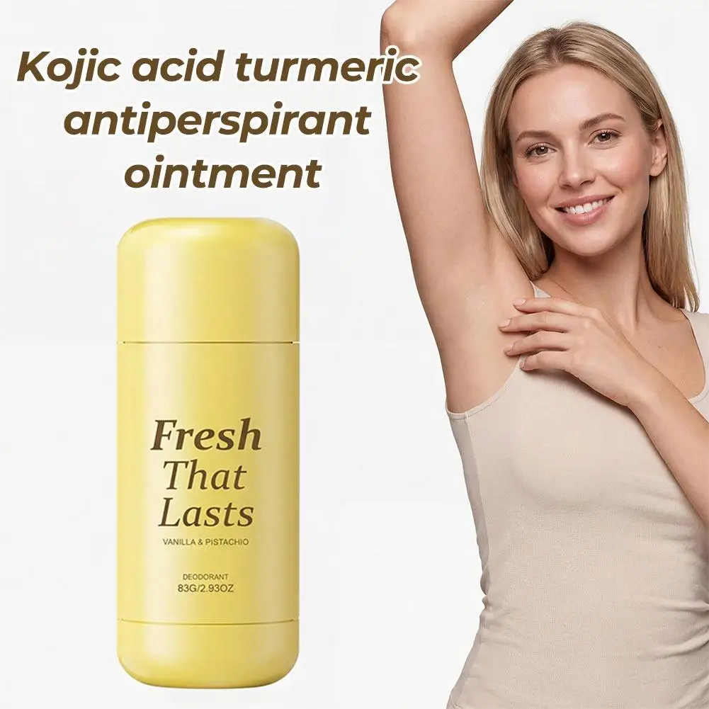 Kojic Acid Turmeric Underarm Deodorant Stick 83g - Aluminum-Free Brightening & Long-Lasting Odor Protection
Kojic Acid Turmeric Underarm Deodorant Stick 83g - Aluminum-Free Brightening & Long-Lasting Odor Protection
